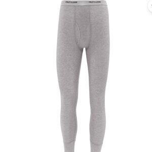 Fruit of the Loom Men's Thermal Waffle Underwear Bottom,